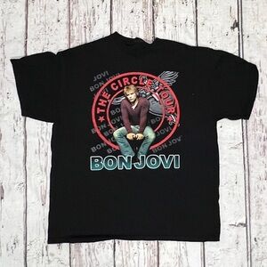 Bon Jovi The Circle Tour 2010 Music Rock n' Roll Concert Crewneck Tshirt